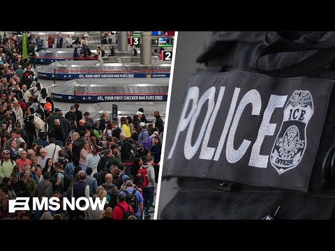 Trump threatens to deploy ICE agents at U.S. airports as TSA agents quit during partial shutdown