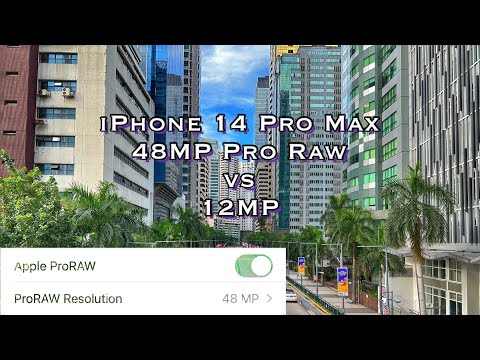 12MP vs 48MP Pro Raw - iPhone 14 Pro Max
