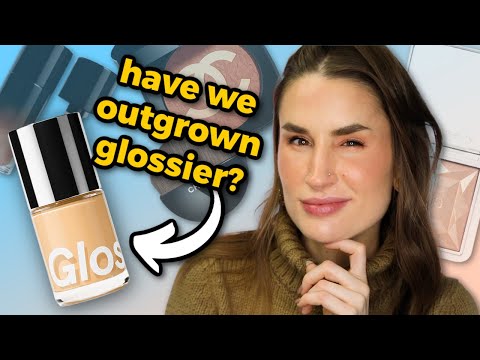 TRYING NEW MAKEUP BUT MOSTLY THE NEW GLOSSIER FOUNDATION