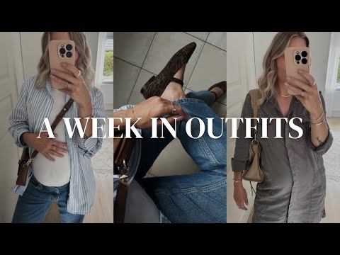 A week in minimal summer outfits | Summer capsule wardrobe outfit ideas