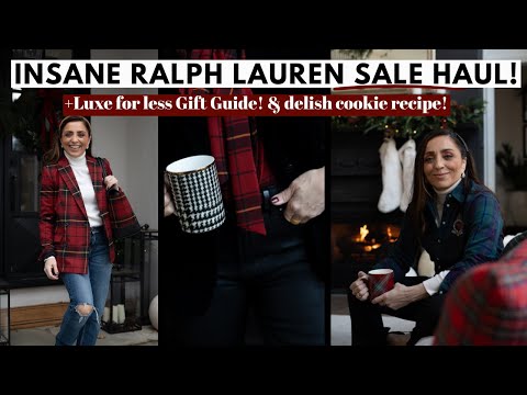 Ralph Lauren SALE Haul (You won't BELIEVE THESE DEALS!) + the most VIRAL GIFTS of the season!