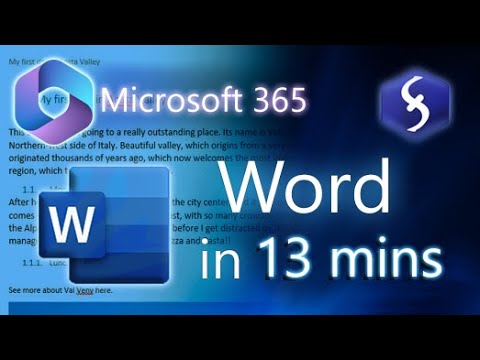 Microsoft Word - Tutorial for Beginners in 13 MINUTES!  [ COMPLETE ]