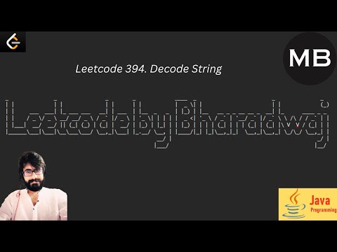 56. Leetcode 394. Decode String : JAVA