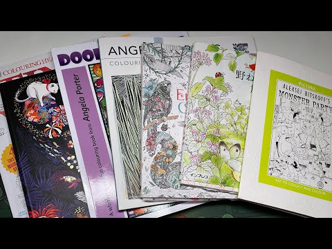 Finished pages for September 2025 | Adult Colouring