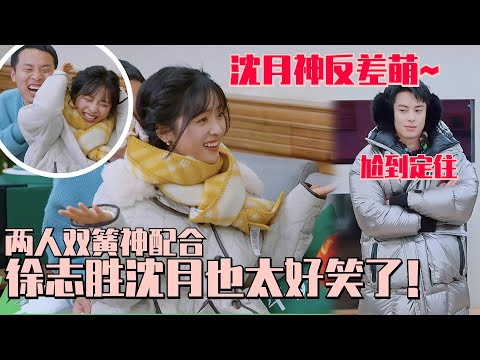 【MultiSub】反复观看！沈月徐志胜神级双簧把自己整乐了！ 棣棣在旁边都看愣了！#五十公里桃花坞s4 #shenyue #沈月 #王鹤棣 #dylanwang #桃花坞 #流星花园 #综艺