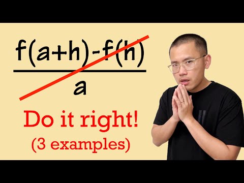 How to find the difference quotient