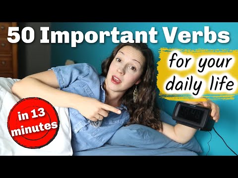 50 Important Verbs in English for Daily Conversation