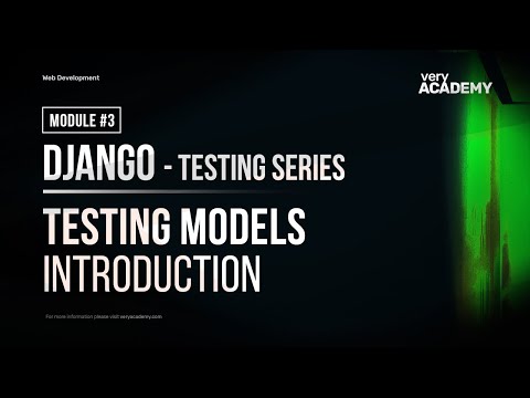 Django Testing - Model Testing Introduction