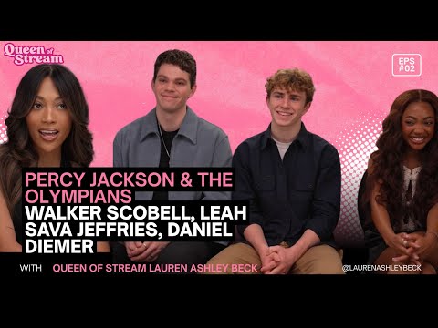 Walker Scobell, Leah Sava-Jeffries, and Daniel Diemer. #percyjacksonandtheolympians
