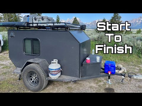 DIY Micro Camper Build Timelapse Start to Finish