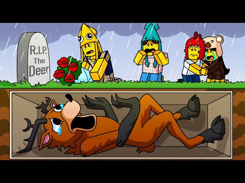 DEER MONSTER is BURIED ALIVE? (Cartoon Animation)