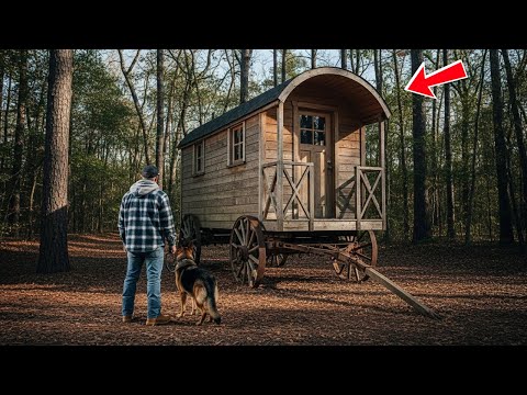 Lost in the Forest, the Veteran Found an Old Wagon Cabin — Until His Dog Uncovered a 100-Year Secret