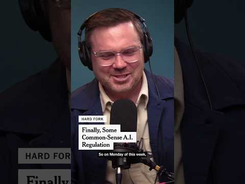 Finally, Some Common-Sense A.I. Regulation  #podcast #ai #news