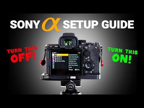 COMPLETE SONY a7R5 landscape photography SETTINGS setup guide