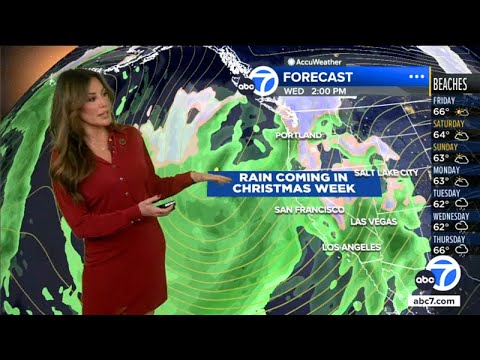 Christmas week storm: Timeline of when heavy rain will hit SoCal