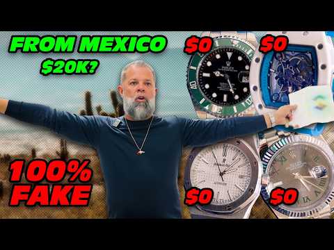 Tourist Brings 4 Watches from Mexico... ALL 100% FAKE