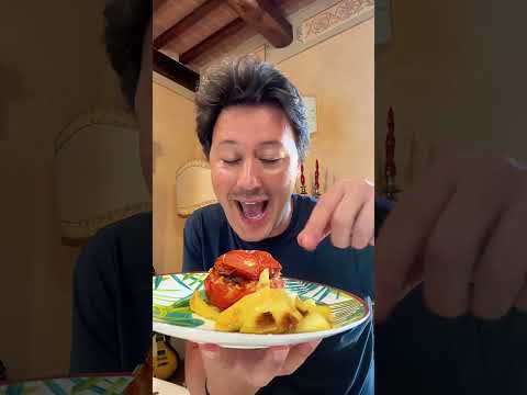 Italian stuffed tomatoes is an italian deliciousness