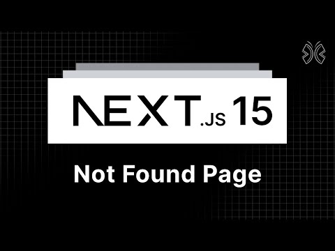 Next.js 15 Tutorial - 10 - Not Found Page