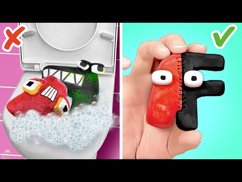 DON'T FLUSH! I Made Alphabet Lore Letters In The Toilet 🤩 * Letters Makeover*