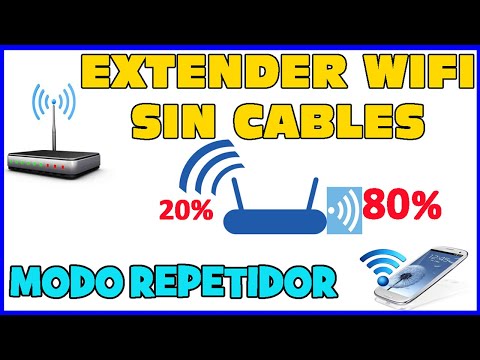 Ampliar señal Wifi con otro Router sin cables extender wifi facil barato