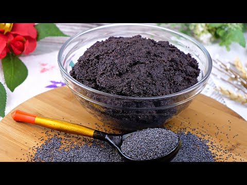 The perfect poppy seed filling for rolls, buns, pies, pancakes, pastries, croissants and cheeseca...