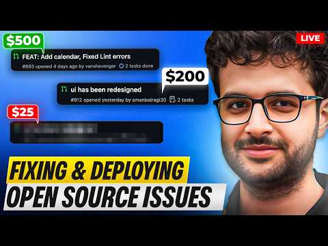 Live Open source contribution/Review stream.