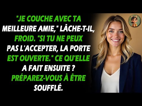 Un mari a dit à sa femme : « Je couche avec ta meilleure amie. Si tu ne peux pas le supporter, pars