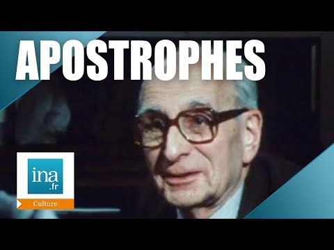 Apostrophes : Claude Lévi-Strauss définit les mythes | Archive INA