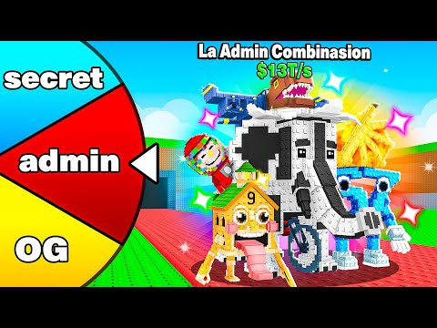 $0 to $100 TRILLION but ADMIN WHEEL Picks My Brainrot!