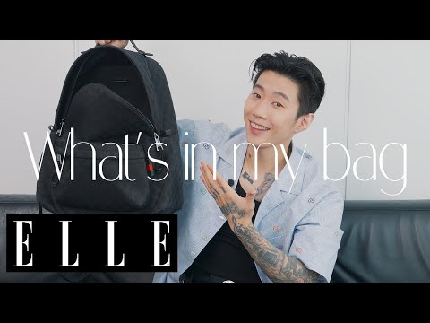 【Jay Park】韓国ヒップホップシーンのレジェンドがバッグの中身を公開🖤|What's in my bag|ELLE Japan