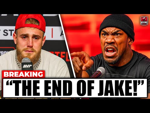 Jake Paul In COMPLETE MELTDOWN After Anthony Joshua DESTROYED Him During Press Conference!