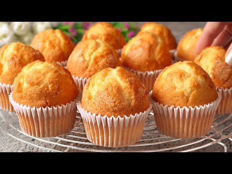 Mix everything together and pop it in the oven! The easiest and most delicious muffin recipe!