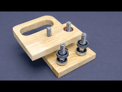 A brilliant invention by the young carpenter! This top-notch carpentry tool will amaze you.