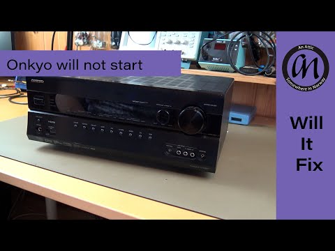Onkyo receiver will not start