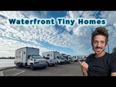 Living on the ocean in my Tiny Home Box Truck