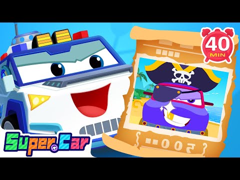 海盜通緝令🏴‍☠️ + 更多汽車兒歌🎵 | 交通工具🚗 | 熱門TOP🔥 | 兒歌🎶 | 動畫📺 | 超級汽車兒歌🚙 | LEFUN Kids TV