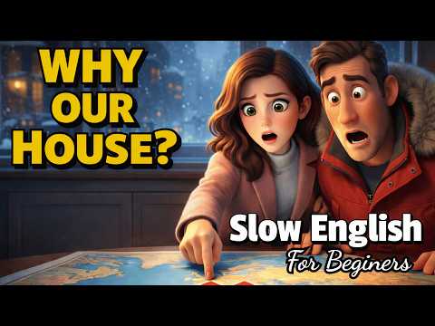 Why Our House? The Secret in the Attic 🇺🇸 | Easy English Listening Story (A2 Level)