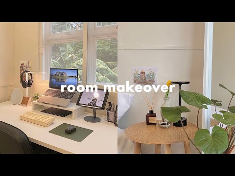 extreme small room makeover 🌼🪴minimalist & pinterest style inspired ₊˚✩⊹