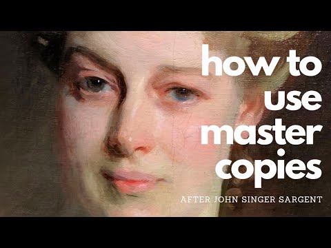 Completing a John Singer Sargent Master Copy | Part 1: Planning