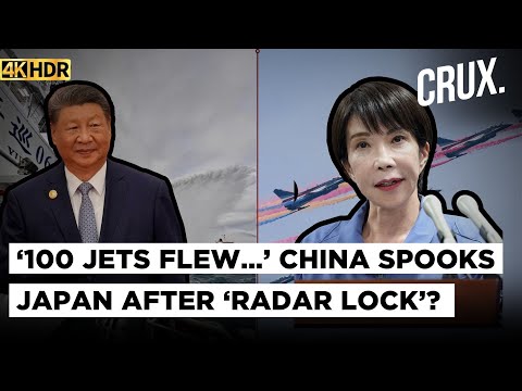 Japan Jets ‘Invade China Zone’ After Takaichi Vows ‘Revenge’ For ‘Radar Lock-On’ Near Taiwan | 4K