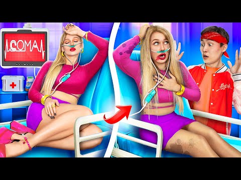 Ich bin aus dem Koma Aufgewacht und habe mich Gerächt! Nerd Mädchen in Reicher Vampirschule!