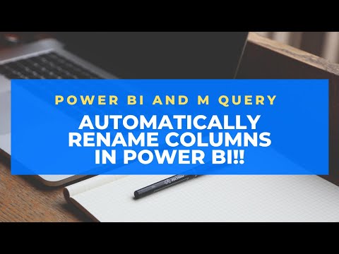 Automatically rename columns in Power BI