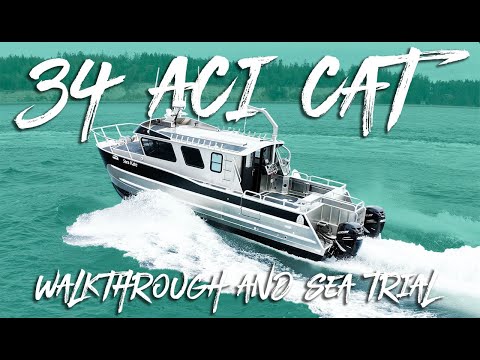 Full Walkthrough and Sea Trial on the 34' ACI w/ Twin 400 Mercury's