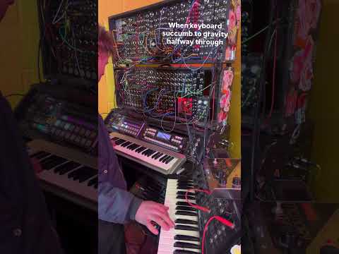 Practicing for the show dates in Germany! In a couple of weeks! #oops #synthesizer #electronicmusic