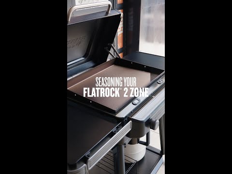 Seasoning Your Flatrock 2 Zone Griddle