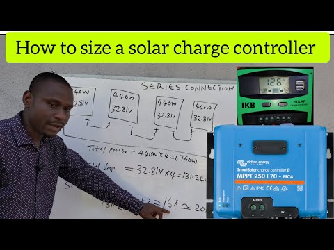 How to Size Solar Charge Controller #solarpanelinstallation #solarenergy