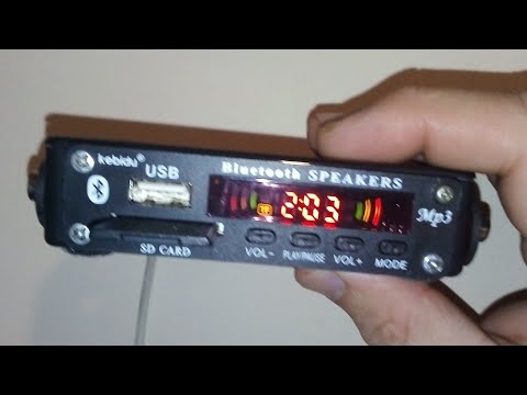 Convert old music system to USB, Bluetooth, aux, FM, SD Card