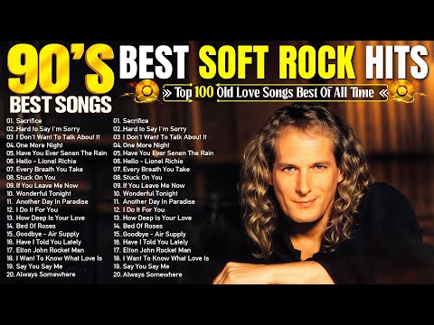 Soft Rock Hits 70s 80s 90s Full Album | Michael Bolton, Eric Clapton, Lionel Richie, Bee Gees, Lobo