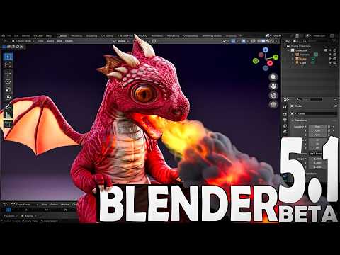 Blender 5.1 - AWESOME New Features for Game Developers!