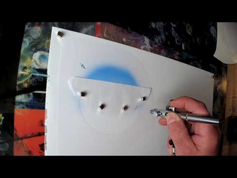 Airbrush painting basic Chrome Tutorial